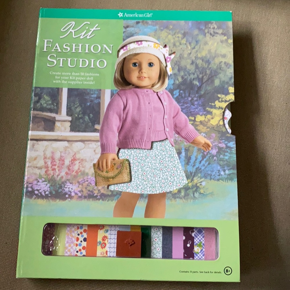NEW American Girl Kit Kittredge Fashion Studio book